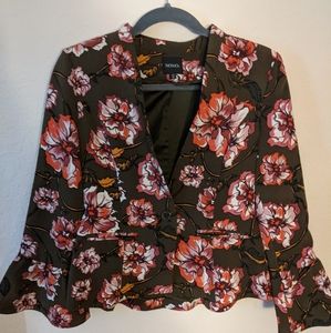 XOXO Beautiful suit jacket floral Petite